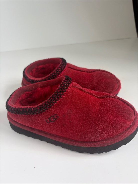 UGG Other - UGG Red Kids Tasman Slipper Slides size 11
